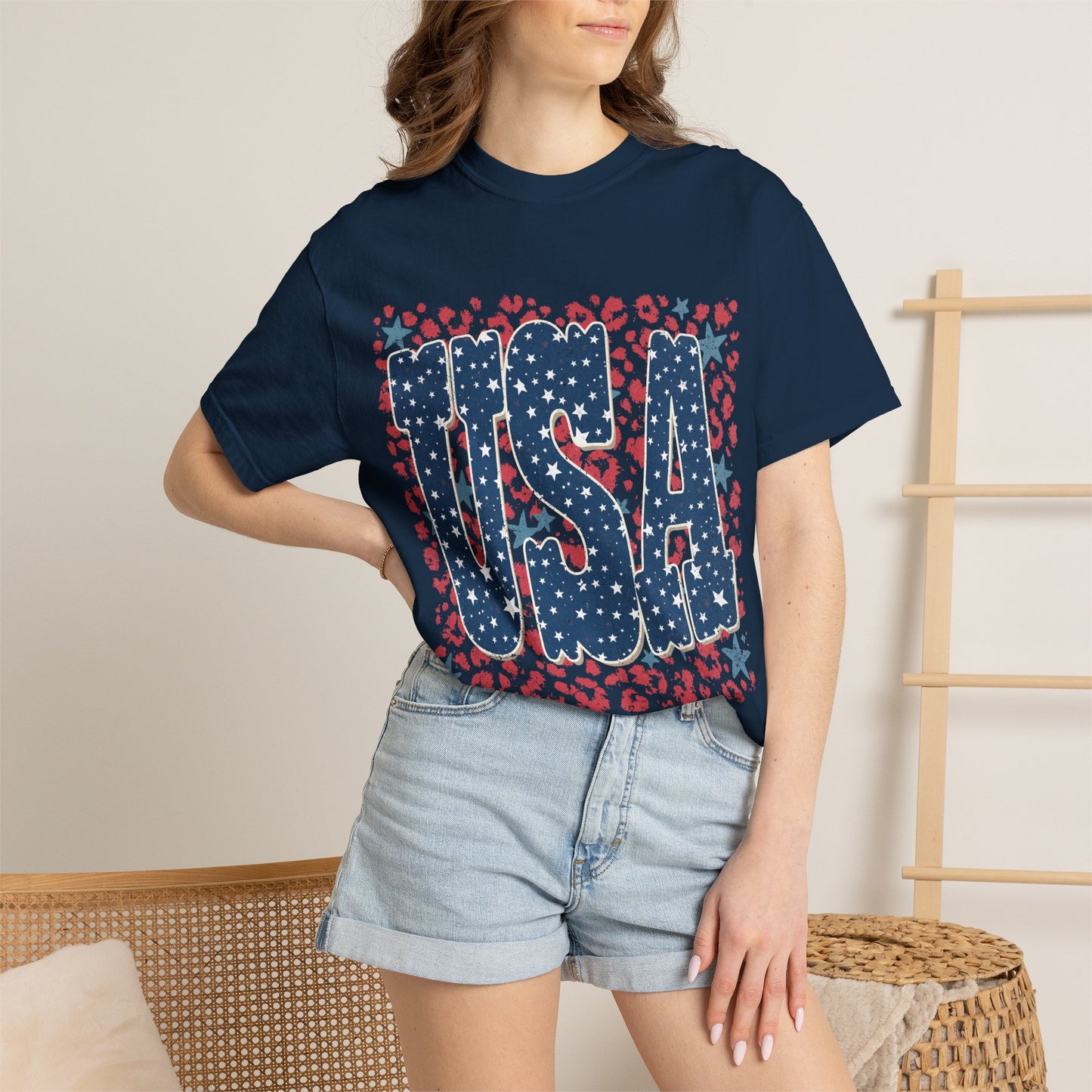 Patriotic Red & Blue Tee