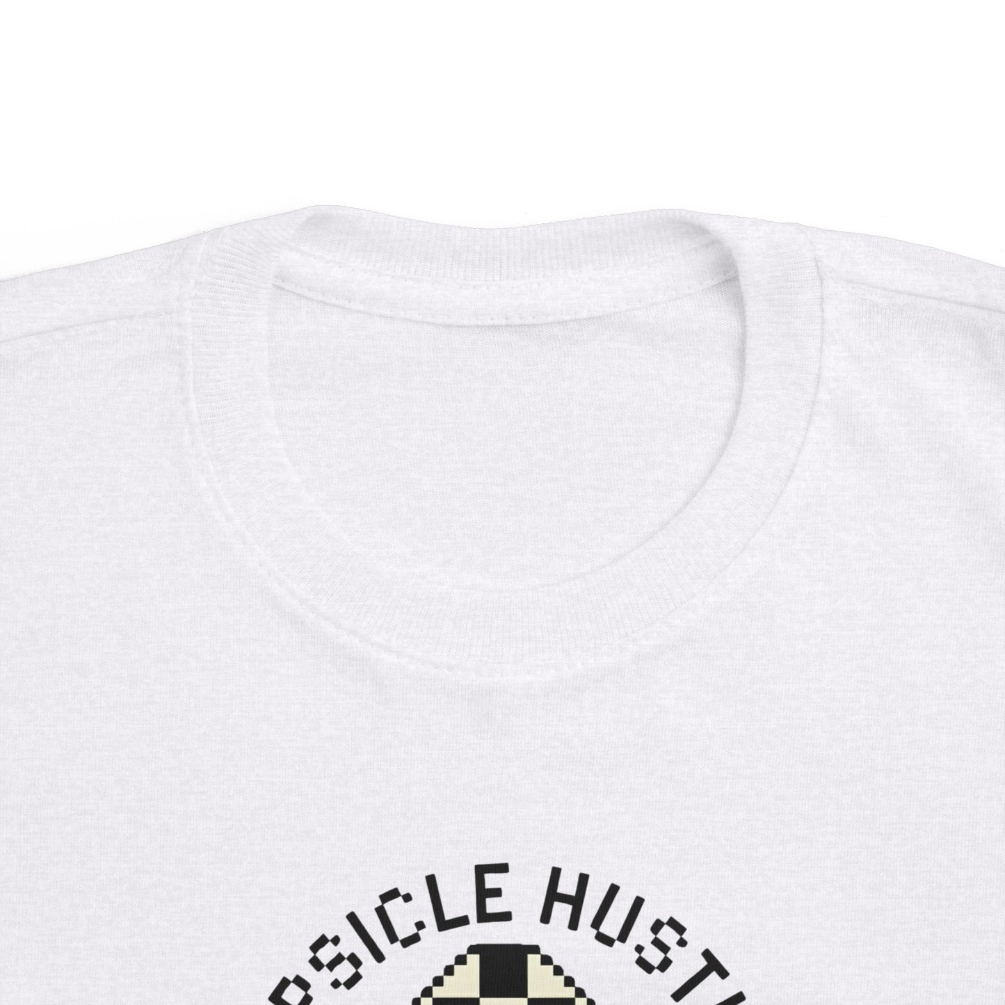Popsicle Hustler Toddler Tee — Cute Checkered Popsicle Graphic Shirt