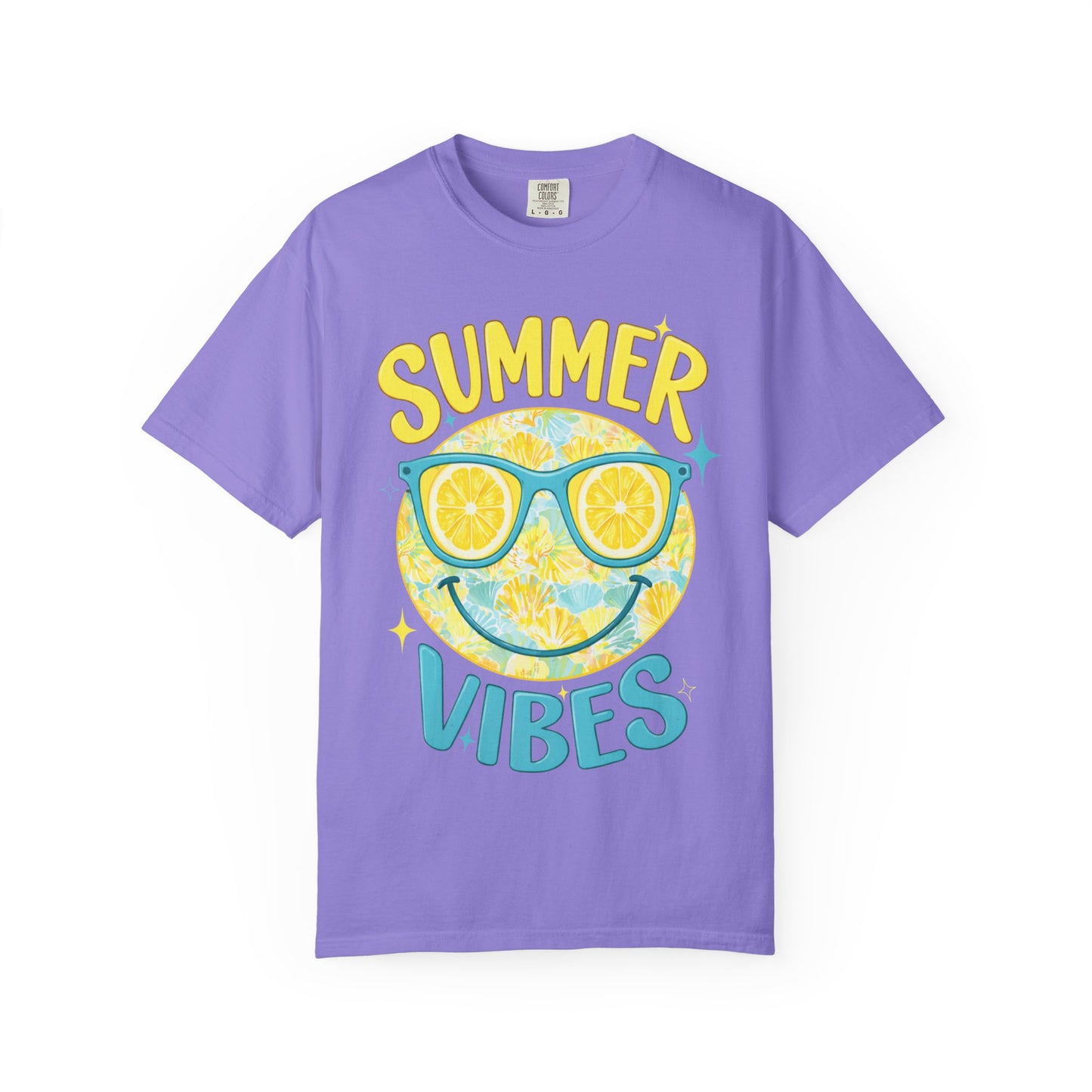 Summer Vibes T-Shirt – Sunny Lemon Sunglasses Graphic Tee