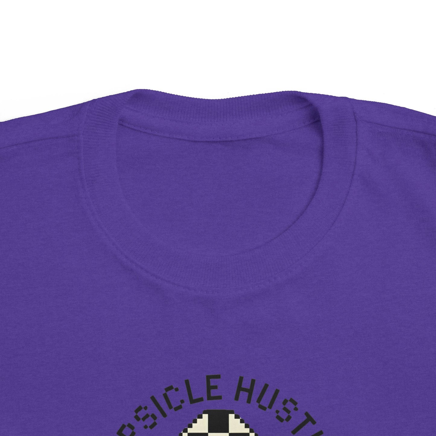 Popsicle Hustler Toddler Tee — Cute Checkered Popsicle Graphic Shirt