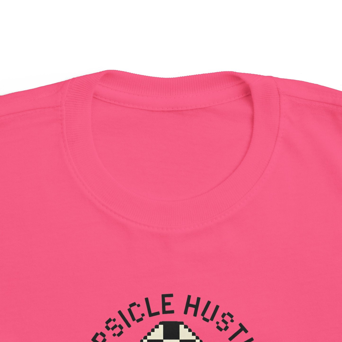 Popsicle Hustler Toddler Tee — Cute Checkered Popsicle Graphic Shirt