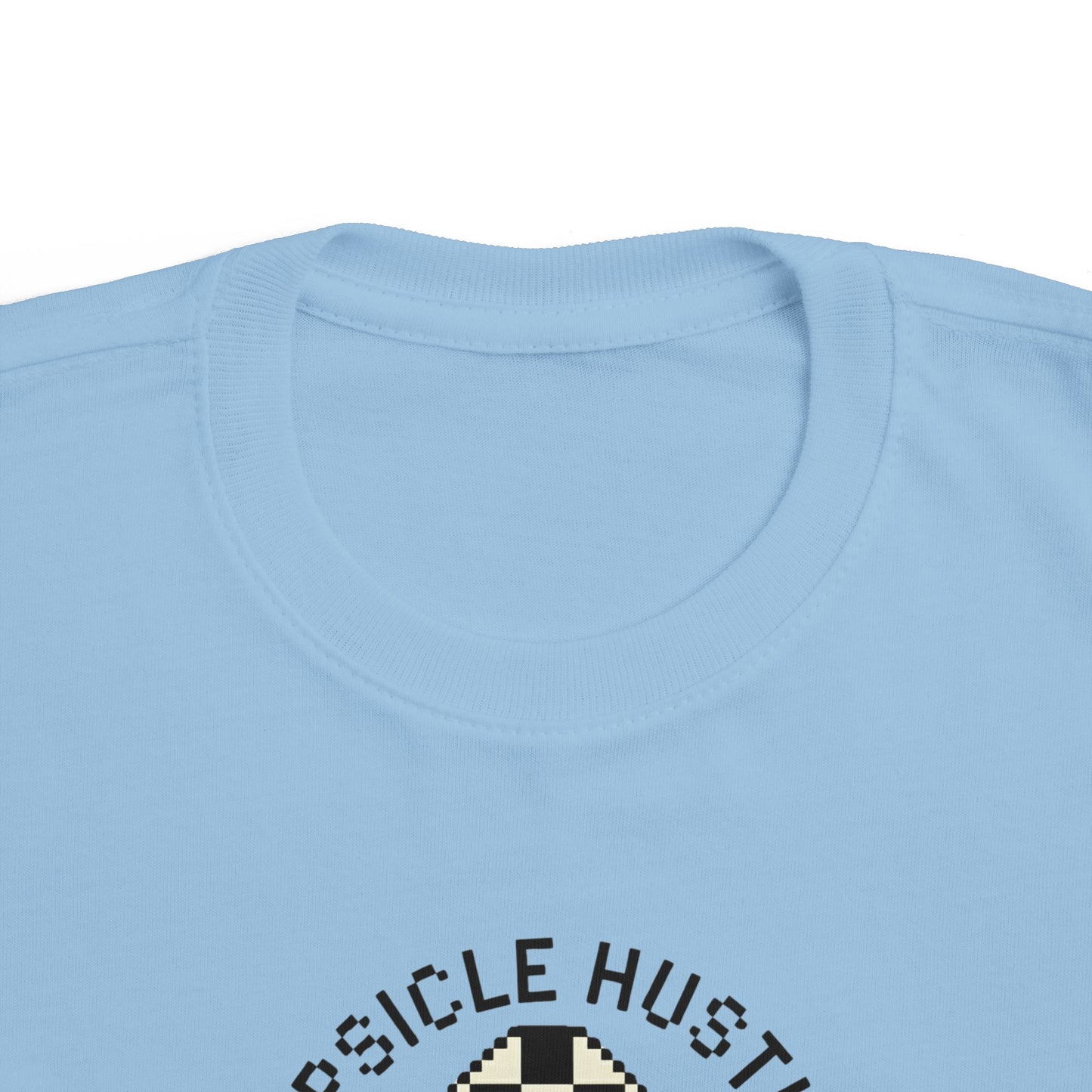 Popsicle Hustler Toddler Tee — Cute Checkered Popsicle Graphic Shirt