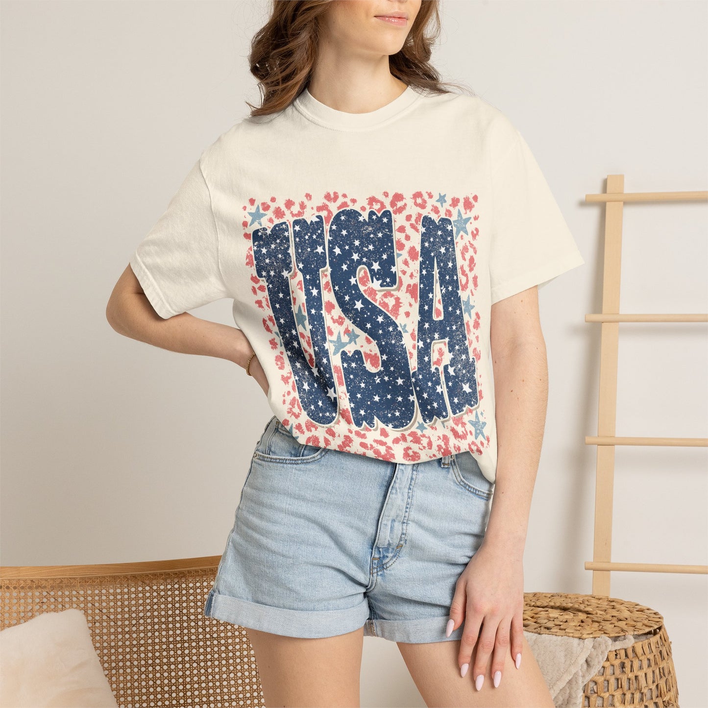 Patriotic Red & Blue Tee