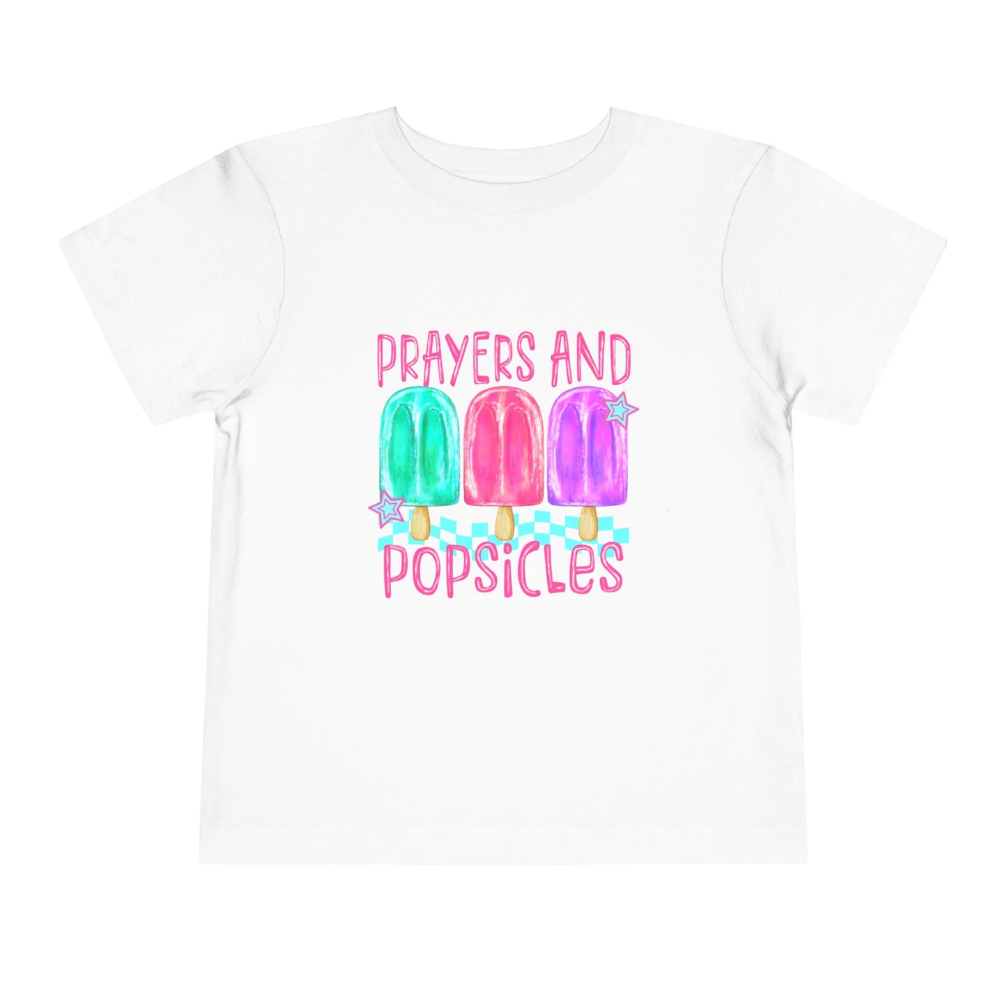 "Prayers and Popsicles" Colorful Popsicle Faith Shirt