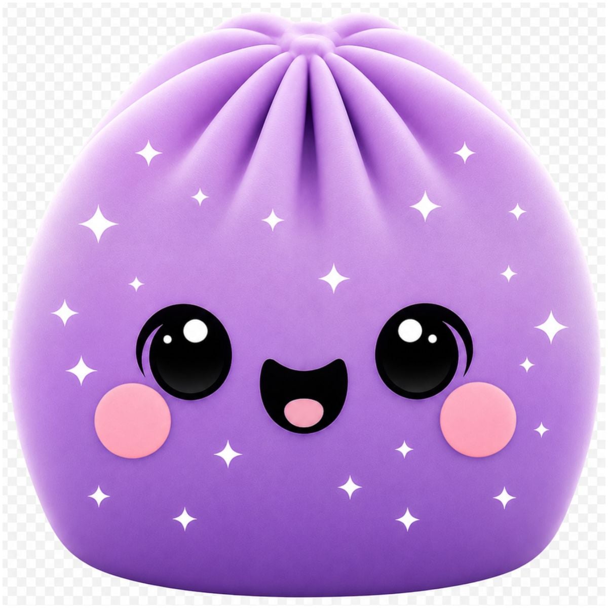 Die Cut Dumpling pillow Purple