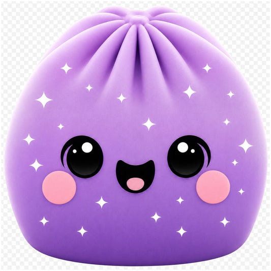 Die Cut Dumpling pillow Purple