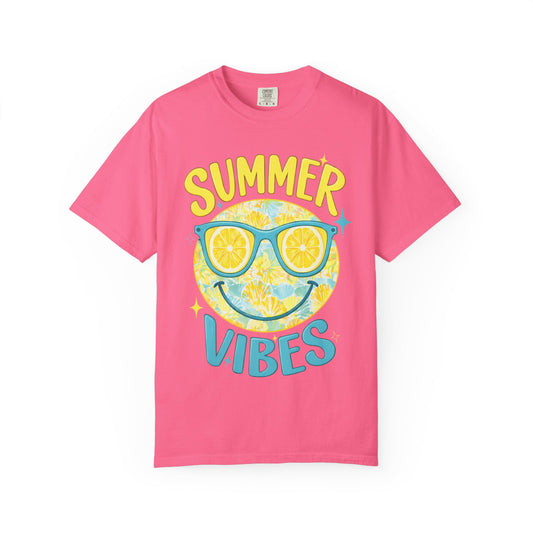 Summer Vibes T-Shirt – Sunny Lemon Sunglasses Graphic Tee