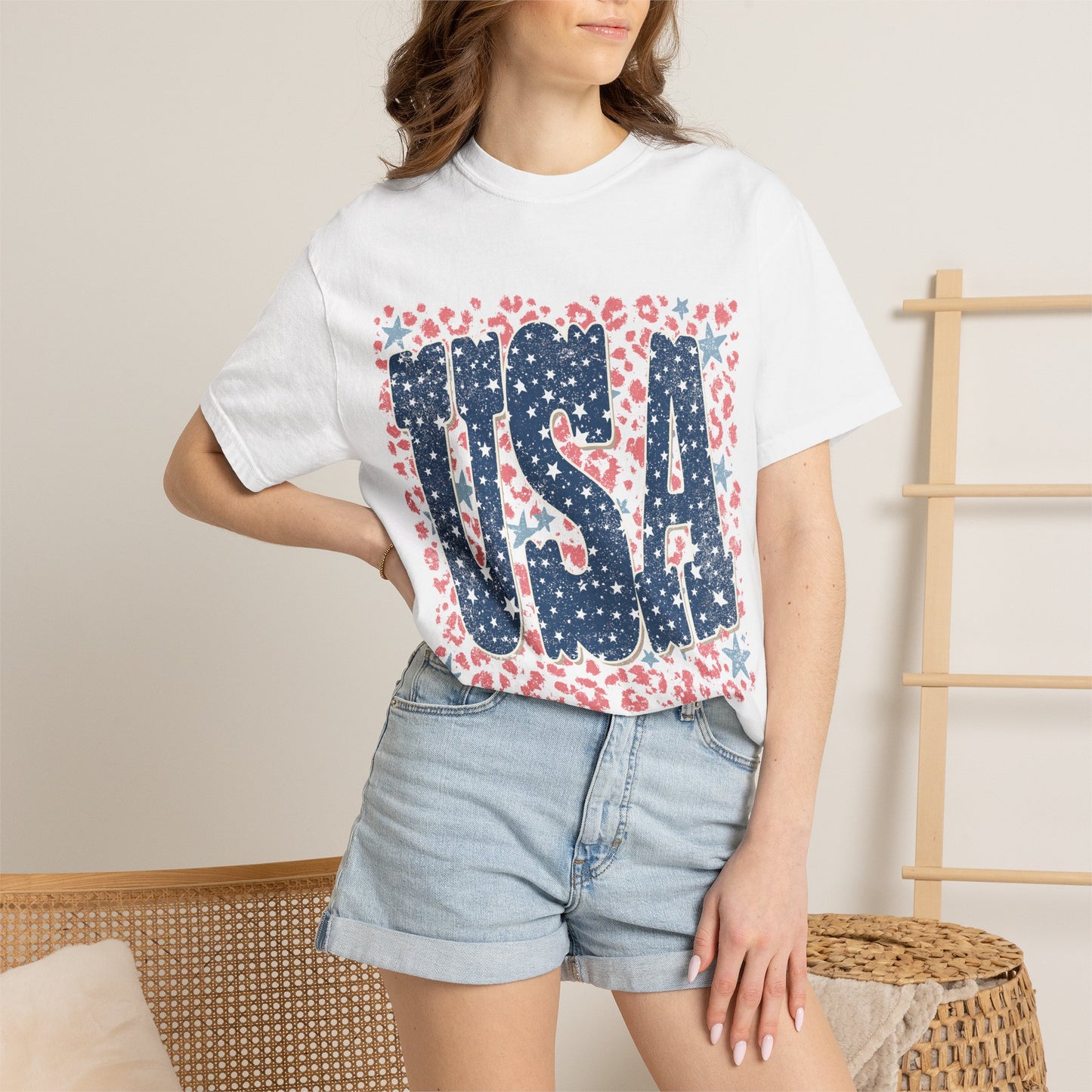 Patriotic Red & Blue Tee