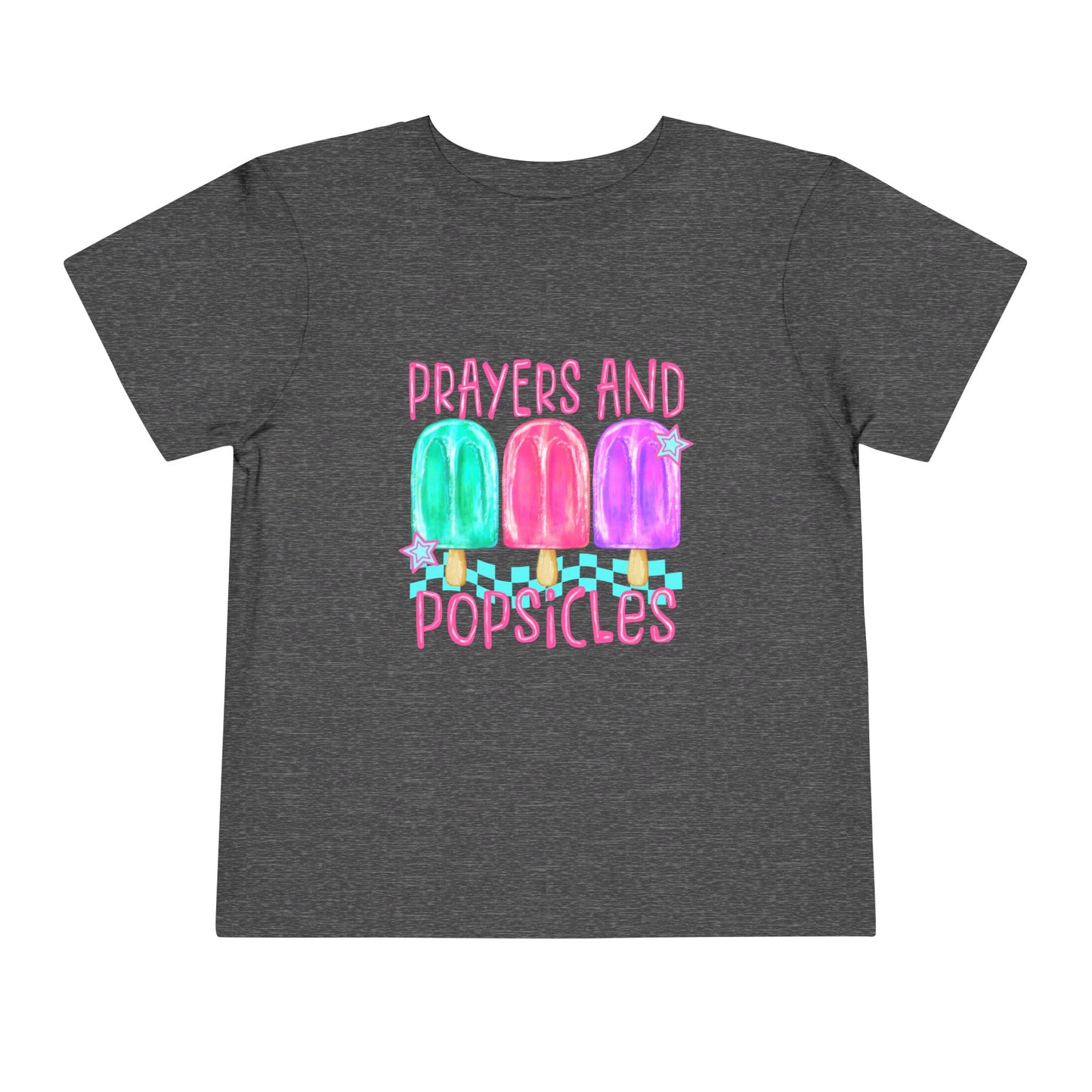"Prayers and Popsicles" Colorful Popsicle Faith Shirt