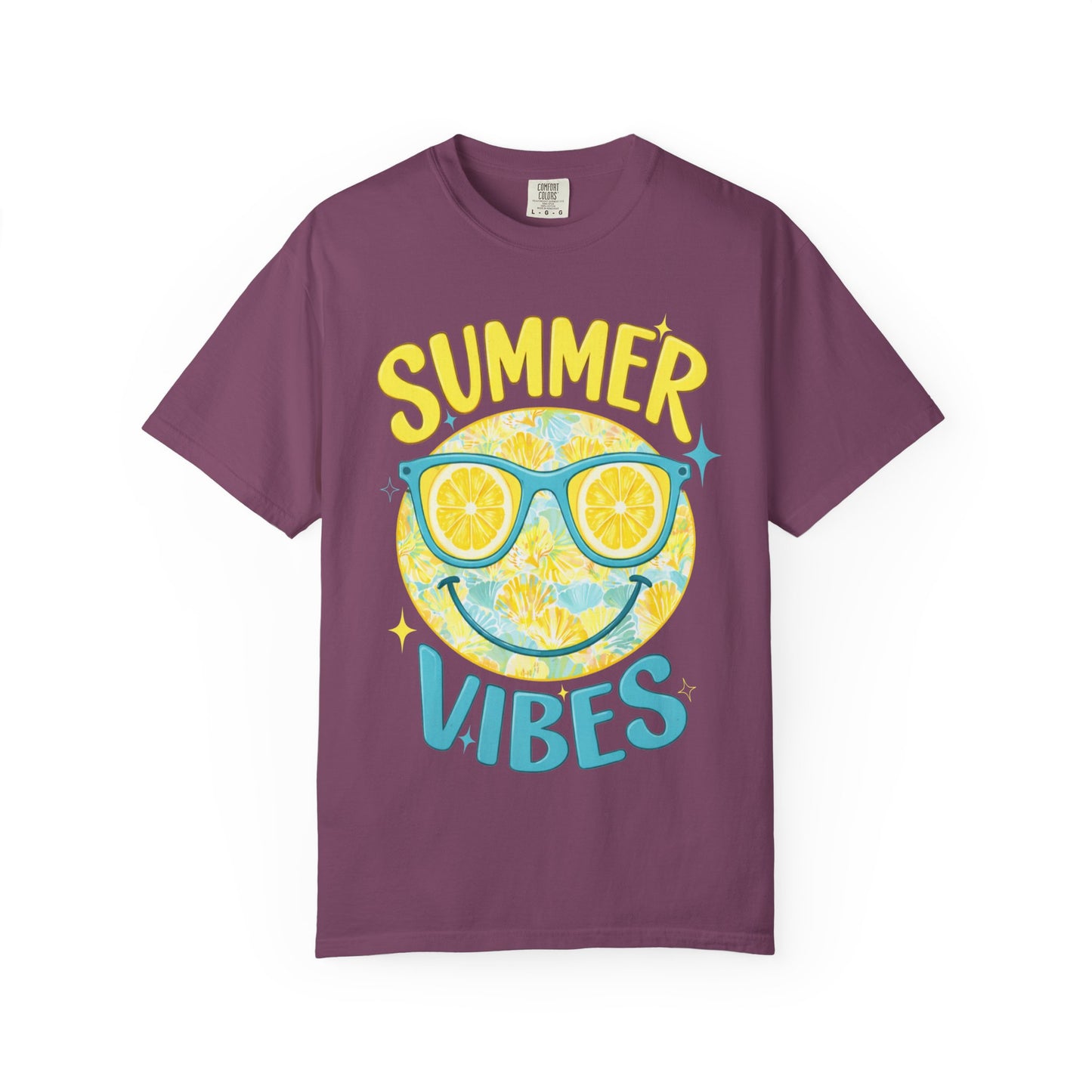 Summer Vibes T-Shirt – Sunny Lemon Sunglasses Graphic Tee