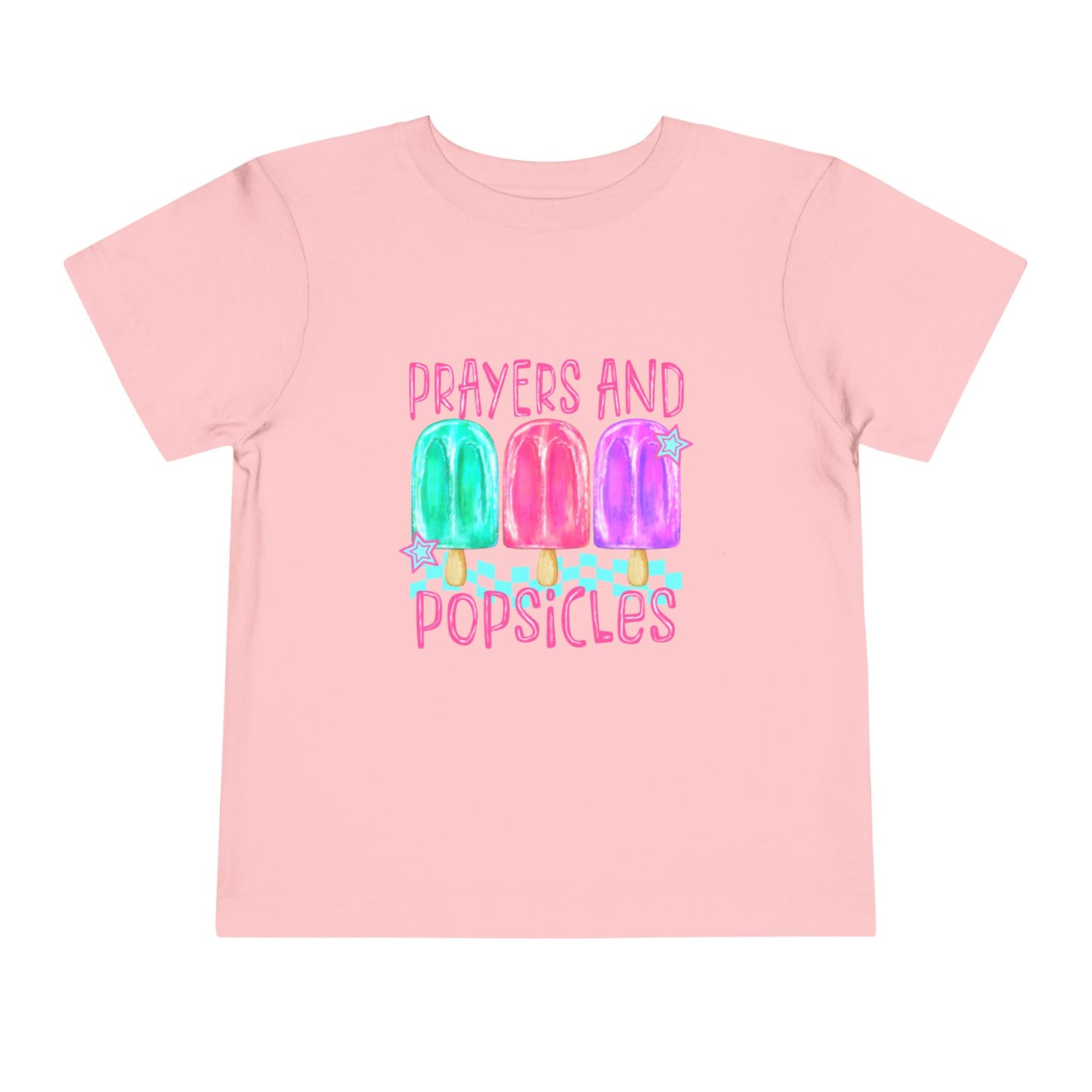 "Prayers and Popsicles" Colorful Popsicle Faith Shirt